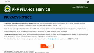 
                            1. PNP Finance Service