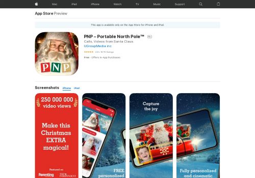 
                            7. PNP – Portable North Pole™ on the App Store - iTunes - Apple