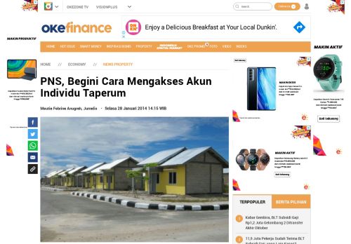 
                            12. PNS, Begini Cara Mengakses Akun Individu Taperum : Okezone ...