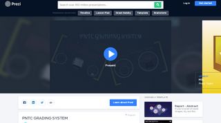 
                            6. PNTC GRADING SYSTEM by on Prezi