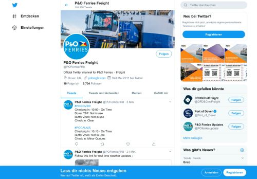 
                            2. P&O Ferries Freight (@POFerriesFR8) | Twitter