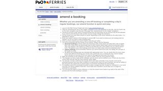 
                            6. P&O Ferries - help - amend a booking - P&O Ferries Freight