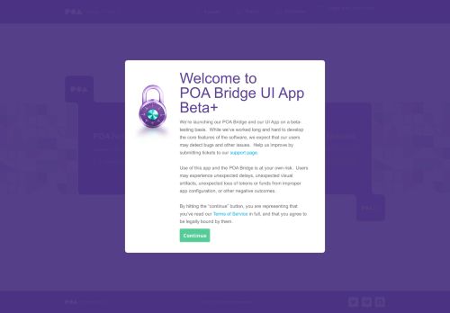 
                            10. POA Bridge UI app