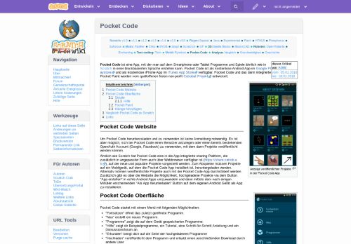 
                            4. Pocket Code – Das deutschsprachige Scratch-Wiki