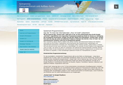 
                            11. Pocket Code (für Android) - schrammiskurse.de