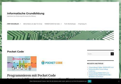 
                            7. Pocket Code – Informatische Grundbildung - Learning Lab - TU Graz