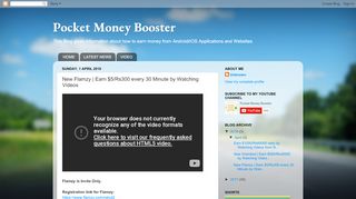 
                            8. Pocket Money Booster: New Flamzy | Earn $5/Rs300 every 30 Minute ...