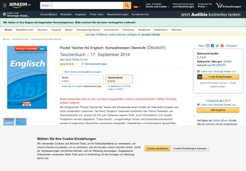 
                            8. Pocket Teacher Abi Englisch: Kompaktwissen Oberstufe: Amazon.de ...