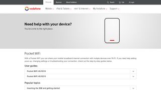 
                            10. Pocket WiFi Troubleshooting Guide | Vodafone Australia