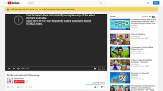 
                            9. Pocketown Account Giveaway - YouTube