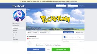 
                            4. Pocketown - Trang chủ | Facebook