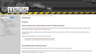 
                            8. Poczta UJ | usosownia.uj.edu.pl