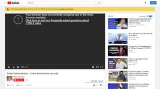 
                            5. Poder Extraordinário - Como transformar sua vida - YouTube