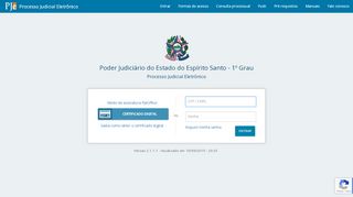 
                            4. Poder Judiciário do Estado Espírito Santo: - TJES