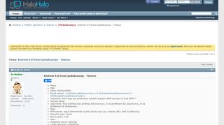 
                            9. [Podešavanja] Android 4.0 Email podešavanja - Telenor - halohalo.rs