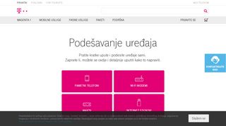 
                            7. Podešavanje uređaja - | Hrvatski Telekom