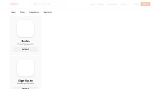 
                            9. Podio + Sign-Up.to Integrations | Zapier