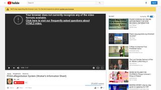 
                            11. POEA eRegistration System (Worker's Information Sheet) - YouTube