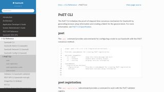 
                            12. PoET CLI — Sawtooth v1.0.0rc7 documentation