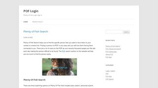 
                            9. POF Login - Plenty of Fish Login Sign In