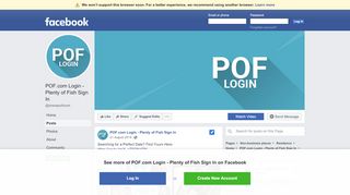 
                            8. POF.com Login - Plenty of Fish Sign In - Posts | Facebook