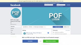 
                            6. POF.com Login - Plenty of Fish Sign In - Startseite | Facebook
