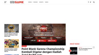 
                            13. Point Blank Garena Championship Kembali Digelar dengan Hadiah ...