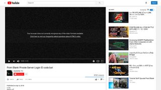 
                            11. Point Blank Private Server Login ID code.bat - YouTube