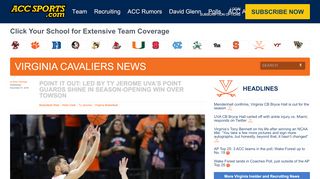 
                            13. Point it out: Led by Ty Jerome UVA's point guards shine in season ...