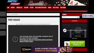 
                            13. POINT REWARD | Poker, Poker Online, Game Poker, Poker Indonesia
