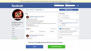 
                            8. PointBlank Garena PH Free Cash - Home | Facebook