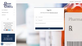 
                            2. Pointe Coupee Pharmacy | New Roads, LA | User Login / Password ...