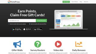 
                            3. PointsPrizes - Earn Points, Claim Free Gift Cards!