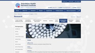 
                            13. poise - Population Health Research Institute | Health Through ...