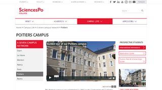 
                            11. Poitiers campus | Sciences Po Undergraduate College