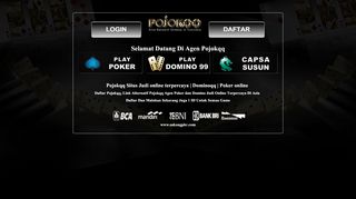 
                            5. Pojokqq Game Online Terpercaya Dominoqq dan Poker online