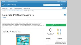 
                            11. PokaMax Postkarten App | heise Download