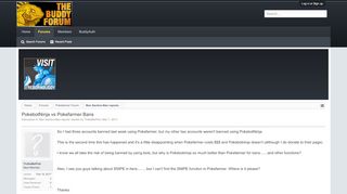 
                            11. PokebotNinja vs Pokefarmer Bans | The Buddy Forum