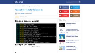 
                            7. Pokecrot, Bot Tools For Pokemon Go - PokeCrot