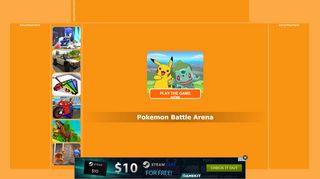 
                            10. Pokemon Battle Arena - Game 2 Play Online - GaHe.Com