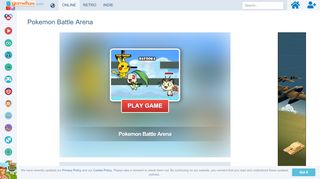 
                            11. Pokemon Battle Arena - online game | GameFlare.com