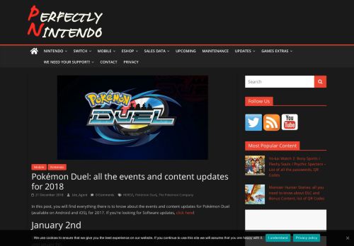 
                            13. Pokémon Duel: all the events and content updates for 2018 - Perfectly ...