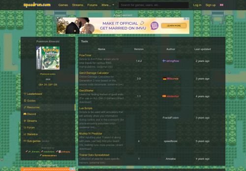 
                            10. Pokémon Emerald - Resources - speedrun.com