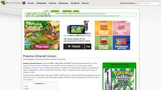 
                            10. Pokémon Emerald Version - Bulbapedia, the community-driven ...