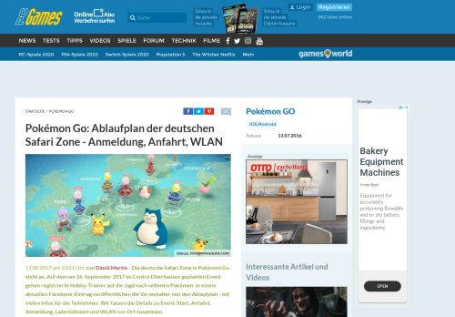 
                            12. Pokémon Go: Ablaufplan der deutschen Safari Zone - Anmeldung ...