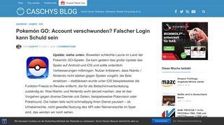 
                            12. Pokemón GO: Account verschwunden? Falscher Login kann Schuld sein