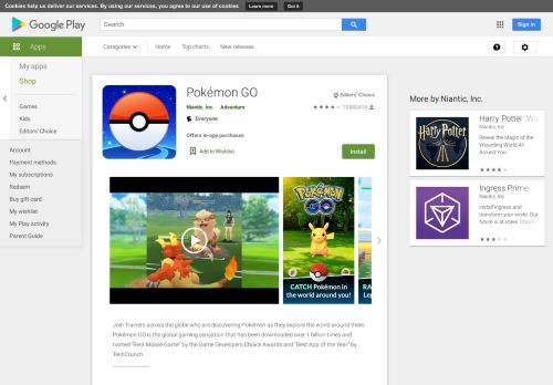 
                            8. Pokémon GO – Apps no Google Play