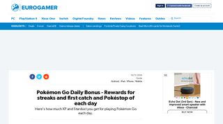 
                            7. Pokémon Go Daily Bonus - Rewards for streaks and first catch and ...
