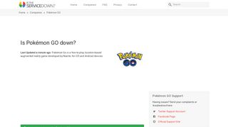 
                            13. Pokémon GO down or not working? Current app problems and status ...