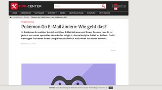 
                            1. Pokémon Go: E-Mail ändern – wie funktioniert das? | TippCenter